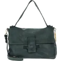 Caterina Lucchi Leren schoudertas Maria Shoulder Bag Pino groen