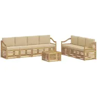 vidaXL Sofa-Sets Massief Acacia Hout