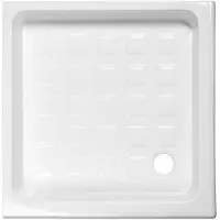 Kerasan Retro Vierkante keramische douchebak 100x100x20cm, wit