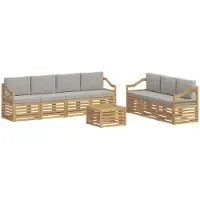 vidaXL Sofa-Sets Massief Acacia Hout