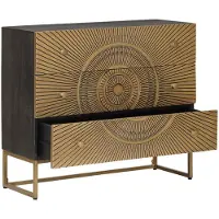 vidaXL Ladekast met lade Koper 75 x 30 x 65 cm