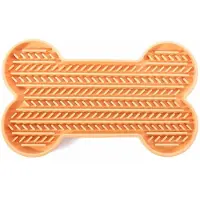 Martin Likmat Siliconen - Geel, 22x13x2 cm - Met Zuignappen, Geschikt voor Natvoer en Snacks