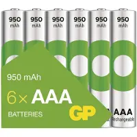 Emos GP BATERIE GP Oplaadbare batterij ReCyko 950 AAA (HR03) - 6 stuks