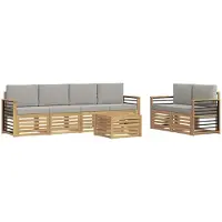 vidaXL Sofa-Sets Massief Acacia Hout