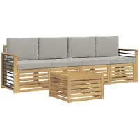 vidaXL Sofa-Sets Massief Acacia Hout