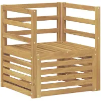 vidaXL Buiten bank set Massief Acacia Hout Wit