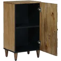 vidaXL Dressoir met opslag Bruin 40 x 33,5 x 75 cm Massief Mango Hout