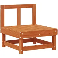 vidaXL Tuinstoel Midden Massief grenenhout Waskleur Bruin