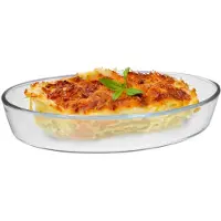 Marinex Ovenschaal van borosilicaat glas - ovaal - 2.4 Liter - 30 x 21 x 6 cm - serveerschaal
