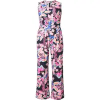 Ulla Popken Jumpsuit gemengde kleuren / zwart