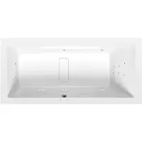Polysan Marlene Whirlpoolbad, 170x80x48cm, Attraction Hydro, chroom