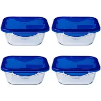 Pyrex Vershoudbakje Cook & Go Vierkant Transparant 0,8 L