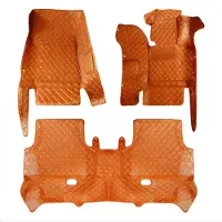 Happiq Auto Vloermatten Set – Voor Hatchback 2012–2018 – Antislip Interieur Bescherming – PU Leer Coffee