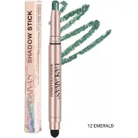 HANDAIYAN Dual Silky Eyeshadow Stick 12 Emerald - Smudge Blender - Waterproof - 0.8g