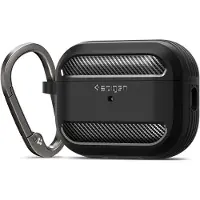 Spigen Rugged Armor AirPods Pro 2 Hoesje Zwart