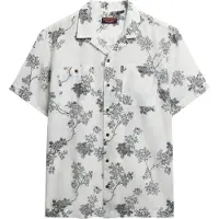 Superdry Overhemd zwart / wit