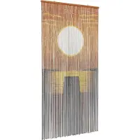 vidaXL Insect Deur Gordijn Meerkleurig 200 x 100 cm Bamboe
