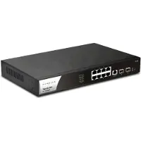 Draytek Vigor Switch P2100, 8x, 8x PoE+ (AT) 140W, 2SFP, Gbps, Managed