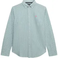 Superdry Blouse groen / wit