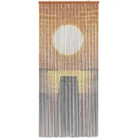 vidaXL Insect Deur Gordijn Meerkleurig 200 x 90 cm Bamboe