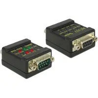 DeLOCK 87713 VGA-connector D-sub bus 9-polig - D-sub stekker 9-polig 0 mm 1 stuk(s)