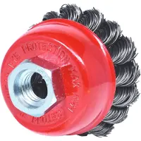 Ks Tools draadborstel met stalen borstelharen, artikelnummer 340.0022