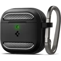 Spigen Rugged Armor AirPods 4 Hoesje Zwart