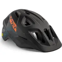 Met Eldar MIPS Fietshelm Jongens & Meisjes - Fietshelm Kinderen - Unisize - Black Camo Matt