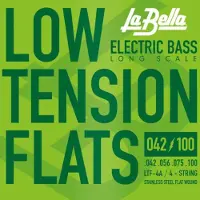 La Bella LTF-4A Low Tension Flexible Flats 42-100 snarenset voor basgitaar
