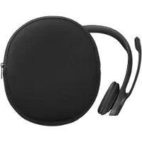 Kwmobile hoes geschikt voor Logitech H390 - 21,5 x 16 cm - Beschermhoes voor headset in zwart - Van neopreen
