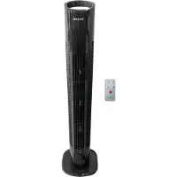 BRASQ Torenventilator F500 – 80 cm Hoog – Zwart – Stil – Met Afstandsbediening – Timer & Slaapmodus – Staande Ventilator – 50W – Voor Slaapkamer & Kantoor