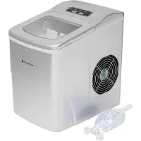 Kitchenbrothers - IJsblokjesmachine inclusief ijsschep - 2 Liter - Zilver