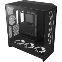 NZXT PC-behuizing H9 FLOW RGB+ 2025 Mid-tower Zwart met zijpaneel en voorpaneel van gehard glas