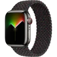 Apple Gevlochten solobandje voor de Watch | 38/40/41/42 mm - Maat 3 - Black Unity