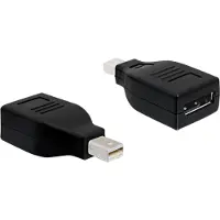 DeLOCK - Mini DisplayPort - DisplayPort Adapter - Zwart
