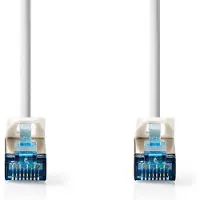 Nedis CAT6a netwerkkabel | S/FTP | RJ45 Male | RJ45 Male | 10.0 m | Snagless | Rond | LSZH | Grijs | Label - CCGL85330WT100