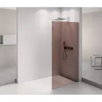 Polysan Architex Chrom Douchewand 762 mm, glas Marron