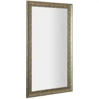 Sapho Mantila Spiegel 86x156cm, in houten lijst, antiek