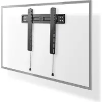 Nedis TVWM5030BK, 81,3 cm (32 inch), 139,7 cm (55 inch), 100 x 100 mm, 400 x 300 mm, Ocel, Zwart