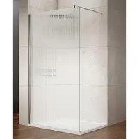 Gelco Vario Chrome Walk-in douchecabine, Nordic-glas, 100cm