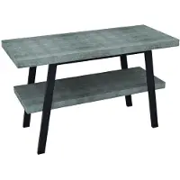 Sapho Twiga wastafeltafel 120x72x50 cm, zwart mat/Aquamarijn