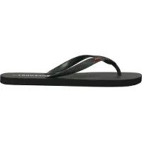 Superdry Teenslippers 'Core Essential' donkergroen / rood