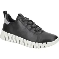 Ecco Sneakers laag 'Gruuv' grijs / zwart