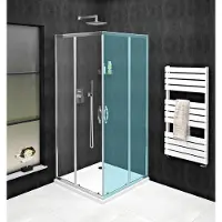 Gelco Sigma Simply Doucheschuifdeur voor hoekingang 1200 mm, helder glas