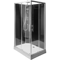 Aqualine Granvik Rechthoekige douchecabine 800x1200x2180mm, helder glas