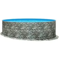 Mountfield 2BAL Azuro, 5,0 x 1,2 meter, STONE - zonder ladder en filter, met zijdelingse openingen, verpakt in 2 dozen