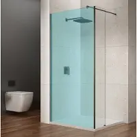 Gelco Vario Douchewand 350 mm, helder glas, zwart