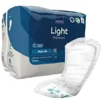 Abena Light Premium Maxi - 8x Incontinentie Verband Dames en Heren - Inlegverband voor Licht tot Matig Urineverlies - 16x42cm / 1000ml