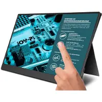 Joy-It Joy-View 15 Touchscreen monitor Energielabel: A+ (A++ - E) 39.6 cm (15.6 inch) 1920 x 1080 pix 16:9 USB-C, Mini-