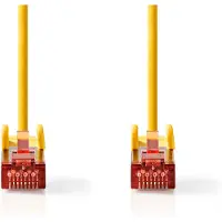 Nedis CAT6 Netwerkkabel | RJ45 Male | RJ45 Male | S/FTP | 15.0 m | Rond | LSZH | Grijs | Label - CCGL85221YE150